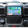 ACAVICA Autoradio Android 15 per Fiat Ducato Peugeot Boxer Citroen Jumper - 9 Touch HD, Carplay Wireless, Bluetooth 5.4, WiFi 6.0, GPS Navigatore, Retrocamera HD, 4+64GB, USB, Volante Support