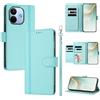 LIAOCY Custodia a Libro Portafoglio per Xiaomi Redmi Note 17 Pro Max, Pelle PU con Fibbia Magnetica [9 Scomparti per Carte], Cover Business Antiurto con Supporto, Light Green.