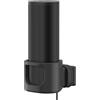 ComVome Supporto A Parete Per Sonos Roam 2, Sonos Roam, Roam SL Supporto, Nero | Materiale In Silicone Resistente Ai Graffi, Design Con Ringhiera Avvolgente, Compatibile Con Ricarica Cablata E Base