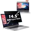PRSPR 14,5 pollici Anti-Spy Privacy Screen Filter per laptop e PC Monitor 16:10, blocco della luce blu antiriflesso, reversibile, facile da installare, design scorrevole