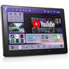 ATOTOZONE Autoradio 2 Din Android, 9 QLED Schermo Touch 4G+64G, Wireless CarPlay e Android Auto, 4G LTE, WiFi/BT/USB, Hi‑Fi DSP w/ 4V Pre‑Outs, Chat IA & Tracciamento GPS,FM/RDS, S8 Gen4