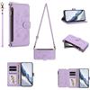 GoodcAcy Cover per Google Pixel 10 Pro XL 5G Portafoglio Pelle PU Design Flip Folio Magnetico con Slot per Carte, Funzione Cavalletto Custodia Protettiva Case con Laccio Tracolla,Viola chiaro