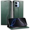 LIAOCY Custodia Business per Xiaomi Redmi Note 17 Pro 5G, Cover Wallet Flip in PU Pelle [Chiusura Magnetica], Cover Resistente alle Cadute con Supporto, Green.