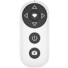 Generic Telecomando per telefono, controller multimediale wireless e clicker per presentazioni, telecomando multifunzione compatto per smartphone, tablet, riproduzione di musica, dispositivi iOS e