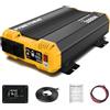 PVBEYORND Inverter 24V 220V/230V onda pura 3000W/6000W Inverter 24V 220V | Con funzione di controllo remoto Ideale per l'alimentazione elettrica fuori rete, camper e campeggio. onda sinusoidale pura