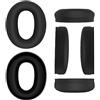 Generic Custodia in Silicone per WH-CH720N Padiglioni Auricolari delle Cuffie, Morbida Copertura Protettiva dei Cuscinetti Auricolari Lavabili a Prova di Sudore e di Polvere per WH-CH720N Accessori (Nero)