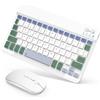 SOPPY Tastiera e mouse Bluetooth portatile, ricaricabile, layout inglese