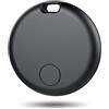 aowoka Smart Tracker Tags-1 Pack (solo iOS), Bluetooth Tracker per Apple Find My per chiavi, borsa, bagagli e altro (nero)