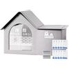 Generic Cool Pet AC Kennel - Cuccia per gatti con aria condizionata, rifugio per cani con tetto inclinato, casa refrigerante per gatti | impermeabile per cani di grandi dimensioni, per patio, cortile,