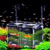 bangminda Acquario Serbatoio di Pesci Incubatore Scatola di Allevamento di Pesci Pesce Scatola Isolante in Acrilico Acquario Sala Parto Pesce Piccola Scatola di Isolamento per Gamberetti Guppy