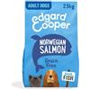 Edgard & Cooper Adult Salmone Norvegese Fresco con Barbabietola, Mela, Mango e Ribes Nero da 2.5 Kg