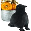 Generico Peluche Corvo - Peluche Abbracciabile 15 Cm,Giocattolo Gotico per Sala Bambini 3+ Anni Camera da Letto Halloween Tavola Display