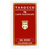 Dal Negro 40001 - Tarocco Piemontese Carte da Gioco Regionali, Astuccio Rosso