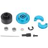 HERCHR Set Frizione velocità Volano 13T, Set Variatore Frizione velocità RC Set Frizione E Cuscinetti 1/10 RC per Motore Nitro 1/10 RC(Blu)