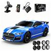 Ledovan MJX 10306 - Auto telecomandata per adulti, max 70 km/h, auto RC veloce senza spazzole, 1:10 ad alta velocità, 4WD All Terrain Off-Road Buggy, 1 batteria, caricatore incluso, blu