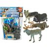 Teorema Giocattoli Teorema, Geo Nature - Animali Polari per Bambini, Set di Animali Artici Morbidi con Mappa e Card Collezionabili, Mini Figure Gioco Educativo dai 3 Anni