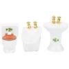 Eleage Set da Bagno per Casa delle Bambole 1/24 Affascinante Lavandino per Vasca da Bagno in Ceramica per Sala Giochi in Miniatura (#2)