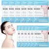 TRMPLX 12 Maschere Collo Idratanti - Trattamento Intensivo Rassodante con Collagene - Patch in Tessuto per Décolleté e Contorno Viso