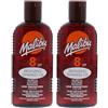 Malibu Tanning Oil SPF 8 - Set di 2 x 200 ml di olio abbronzante impermeabile per prendere il sole e spiaggia