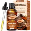 MIGCAPUT Olio Profumato Cacao Caldo 100ML, Olio Essenziale Aromatico Autunno Premium per Diffusori, Creazione di Candele & Saponi e Lavoretti DIY, Profumo Dolce e Caldo per l'Autunno e le Feste