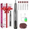 COSLUS C20 - Fresa elettrica per unghie, professionale, 11 in 1, colore | Unghie portatile per unghie acriliche, gel e polveri a immersione, set per manicure e pedicure, ricaricabile, leggero