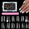 VONJUMA 228 Pezzi Dual Form Kit Unghie Finte Nail System Dual Nail Form 12 Stili Acrilico Stiletto Strumenti Per Manicure Con Lima Per Unghie Strumenti Per Manicure