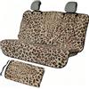 Hixingo Coprisedili Auto Posteriori Universale Protezione Sedile Posteriore Auto Microfibra e Antiscivolo Salvasedile per Cani e Bambini, Sedili Posteriori Sdoppiabili (150x140cm,Leopardo Bruno 9)