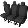 Accesorionline Coprisedili (completamente su misura) per Trafic | Primastar | Vivaro | Modelli 2001-2014 | 1-9 posti | su misura (fila posteriore (schienali 1+2))
