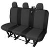 Accesorionline Accessorionline - Coprisedili Posteriore Fisso (Non Sedile apribile), su Misura, per Renault Trafic/Nissan Primastar/Opel Vivaro 2001-2014
