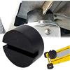 AUTOXBERT Universale Tamponi in Gomma per Cric diametro 74 mm, Tampone Sollevamento Cric Adattatore in Gomma Robusto e Antiscivolo Accessorio