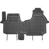 Accesorionline Tappetini in gomma 3D compatibili con FIAT Talento | Nissan NV300 | VIVARO II | TRAFIC III | Tipo Vasca su Misura Antiscivolo Bordo 5 cm Tappetino Auto (Fila Anteriore 3 posti)