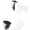 LOPART per BMW F900R F900XR C400X C400GT R1250RT R1200GS LC Parabrezza Regolabile Parabrezza Estensione Spoiler Deflettore del Vento con Serratura Moto Parti (Color : Large Transparent)