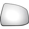 QUARKZMAN Specchio Retrovisore Destro Riscaldato Per Ford Focus 08-18 1Pc | Asferico, Bianco, Vetro Reale, 2 Pin, OE:1469513, Per Ford Mondeo 2007-2014, Sostituzione, Con Piastra di Supporto