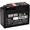 BS Battery Batteria moto BS SLA BTR4A-5 (YTR4A-5 YTR4A-BS) AGM - Senza manutenzione - 12 V 2.3 Ah - Dimensioni: 113 x 48 x 85 mm compatibile con HONDA Z50J 50 1992