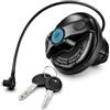 Drhomeam Tappo serbatoio bloccato con 2 chiavi OEM 71802520S numero di ricambio per Fiat 500 Grande Punto, per EVO per modelli Punto Mk3