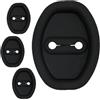 Generic Copertura per serratura per auto in 4 pezzi - Cuscinetti protettivi in silicone, copertura per porta auto portatile | Protezione per serratura del veicolo per ammortizzare, protezione antigraffio e