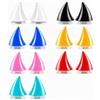 Ceeyoll 14 Pezzi Corno per Casco da Moto, Plusieurs Couleurs, con Ventosa | Orecchie Casco Moto, Corna con Ventosa per Casco, Facile da Installare e Rimuovere, Convient à Tous Les Types de Casques