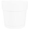 Artevasi Capri Wide Pot, Riserva d'Acqua, Vaso in plastica, Bianco, 30cm