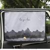 bebedeco Magnetico auto tenda parasole per finestrini laterali per bambini - parasole Protector - protegge dal sole riflesso e calore. Blocchi di raggi UV glare - per interni auto parasole (Be-Camping Curtain)