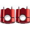 Baceyong 1 coppia di pinze regolabili per manubrio riser per moto nuova moto 7/8 22mm CNC adattatore per manubrio riser per relocalizzazione del manubrio