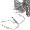 GFARDMOTO Archetto di protezione del motore per Honda X-ADV 750 2021 2022 2023 2024 2025 2026 | Highway acciaio archetto protettivo | Protezione anticaduta moto (argento lucido)