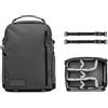 WANDRD PRVKE Zip 31 Litri Solo Zaino Nero Kit Fotografico con Apertura Superiore a Zip