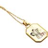 Shopping Cat Bijoux Collana Caffettiera e Tazzina - Collana corta donna color oro con ciondolo in acciaio