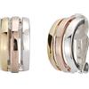 Traveller Orecchini a clip da donna, diversi colori, 21x11mm, Metallo