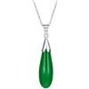 Bling Jewelry Collana Pendente A Goccia Allungata Classica Semplice Con Pietre Preziose Semipreziose Nere Blu Verdi Come Turchese Onice E Giada Gioiello Occidentale Placcato In Oro 14 Carati E Argento Sterling .925