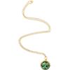 GALPADA Collana Orologio Collane Gioielli Irlandesi Collana Foglia Girocollo Di San Con Ciondolo Con Ciondolo A Quattro Foglie Di San