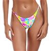 RELLECIGA Moda Mare Donna Slip Bikini Tanga Regolabile Fibbia Metallo