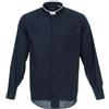 Holyart Camicie Clergyman: Camicia collo romano Blu tinta unita M. Lunga Cococler