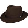 LIERYS City Cappello in Feltro Lana Uomo Donna Idrorepellente Confezionabile Fedora Bogart Estate Inverno
