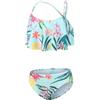 Aisyee Girls Swimming Costume Bikini Kids Two Piece Swimsuit Girls Swimwear | Protezione UPF 50+ ad asciugatura rapida, morbide ed elastiche, cinghie regolabili, resistenti e comode